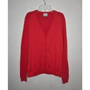 Nike Golf orange lightweight v-neck cardigan sweater - medium